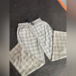 plaid corduroy pants